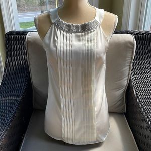 Banana republic in cream blouse